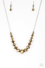 Load image into Gallery viewer, Crystal Carriages Brass Necklace