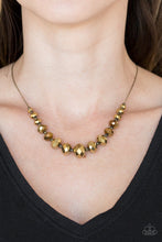 Load image into Gallery viewer, Crystal Carriages Brass Necklace