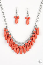 Load image into Gallery viewer, Bead Binge Orange Necklace
