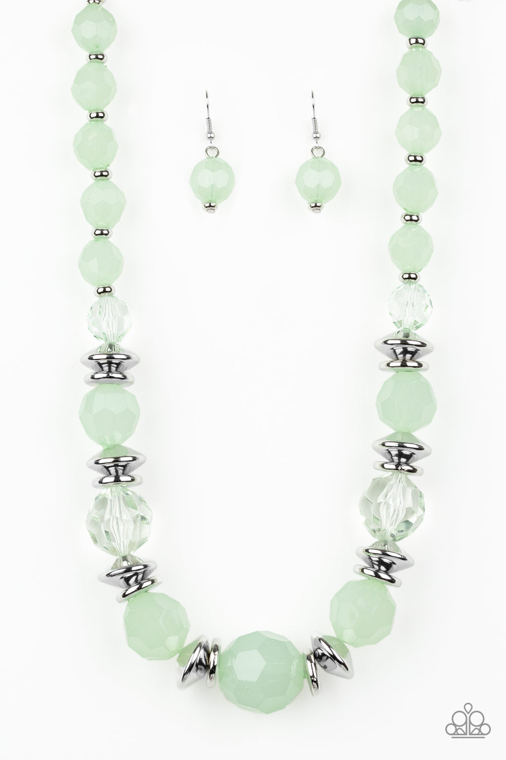 Dine and Dash Green Necklace