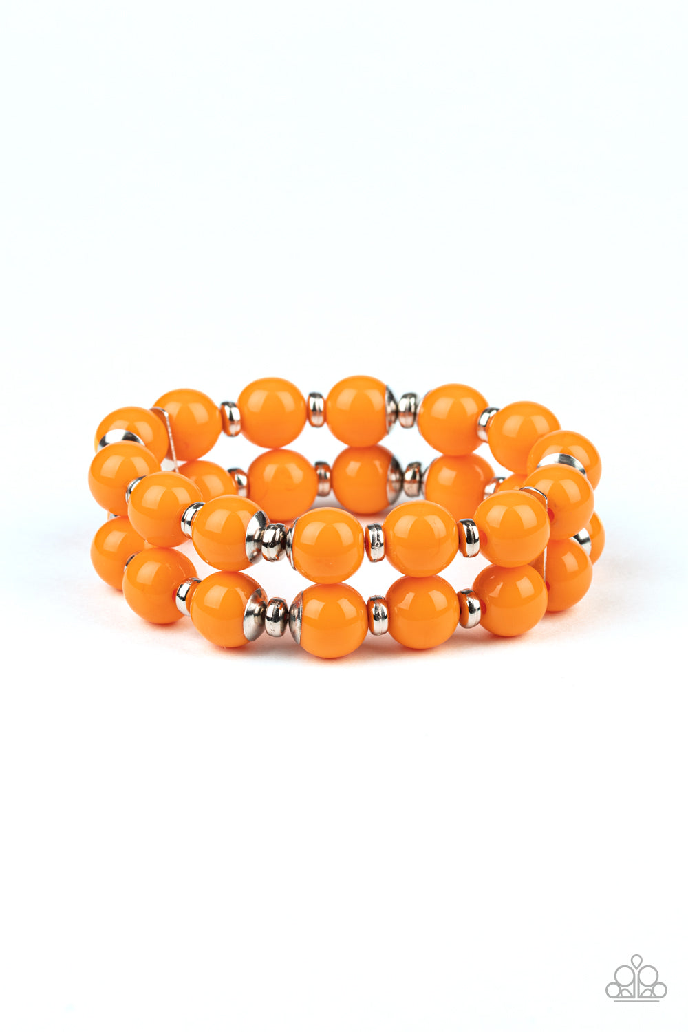 Bubble Blast Off Orange Bracelet