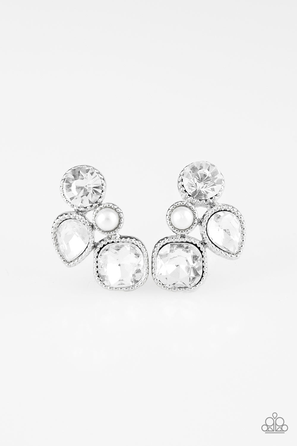 Super Superstar White Earrings