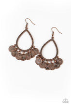 Load image into Gallery viewer, All In Good Chime Copper Earring
