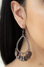 Load image into Gallery viewer, All In Good Chime Copper Earring
