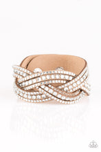 Load image into Gallery viewer, Bring on the Bling Brown Urban Bracelet
