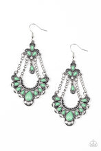 Load image into Gallery viewer, Unique Chic Green Earrings
