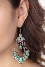 Load image into Gallery viewer, Unique Chic Green Earrings
