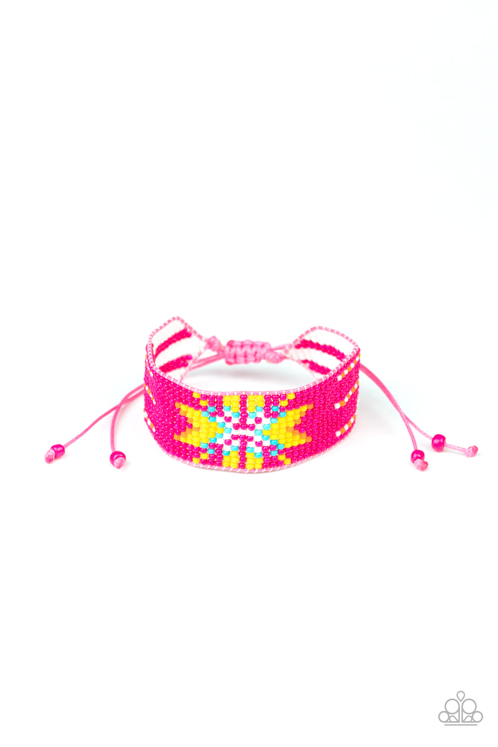 Beaded Badlands Pink Bracelet