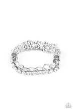 Load image into Gallery viewer, Glamour Grid White Bracelet
