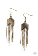 Load image into Gallery viewer, Radically Retro Brass Earrings

