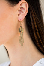 Load image into Gallery viewer, Radically Retro Brass Earrings
