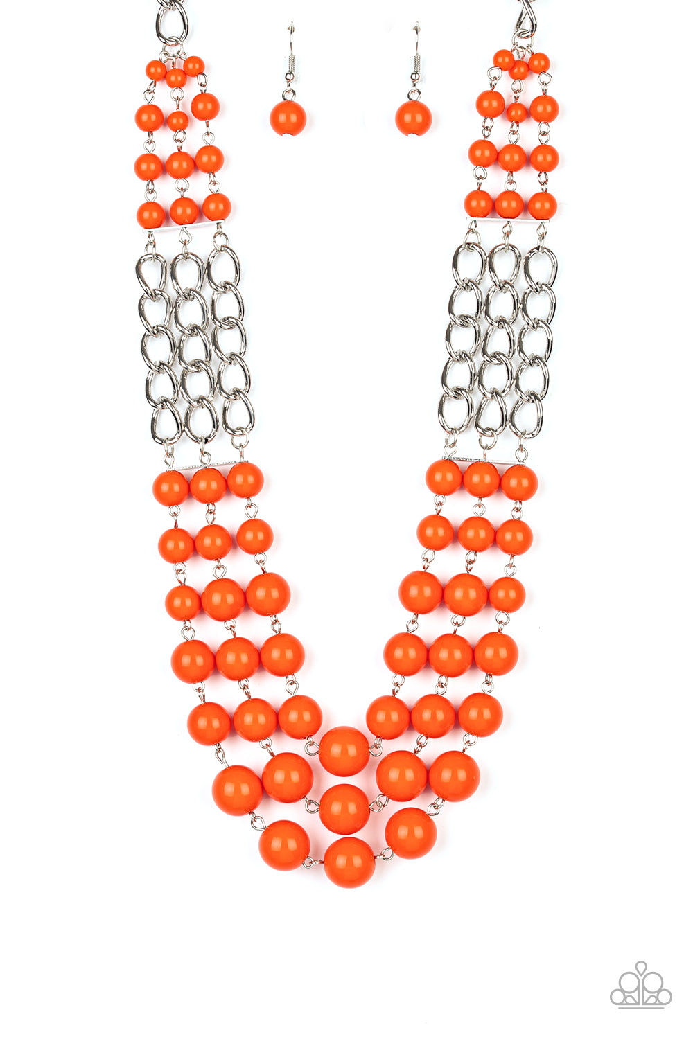 A La Vogue Orange Necklace