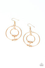 Load image into Gallery viewer, Center of Attraction Gold Earrings
