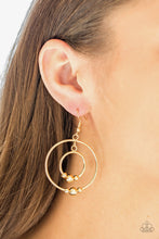 Load image into Gallery viewer, Center of Attraction Gold Earrings
