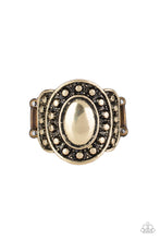 Load image into Gallery viewer, Stacked Stunner Brass Ring
