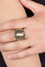 Load image into Gallery viewer, Stacked Stunner Brass Ring
