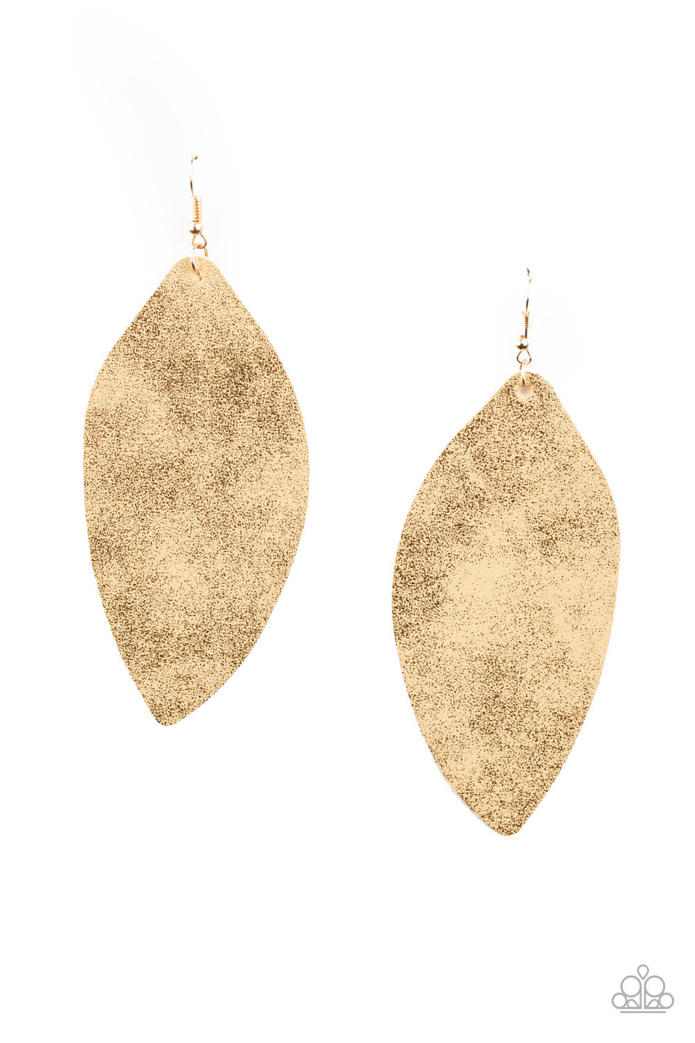 Serenely Smattered Gold Earrings