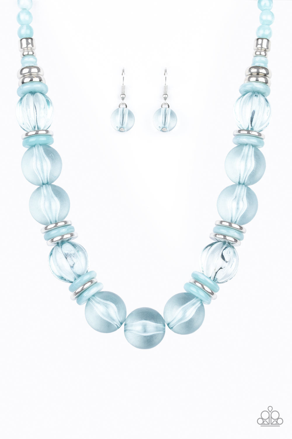 Bubble Beauty Blue Necklace